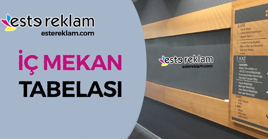 İç Mekan Tabelası Çorlu