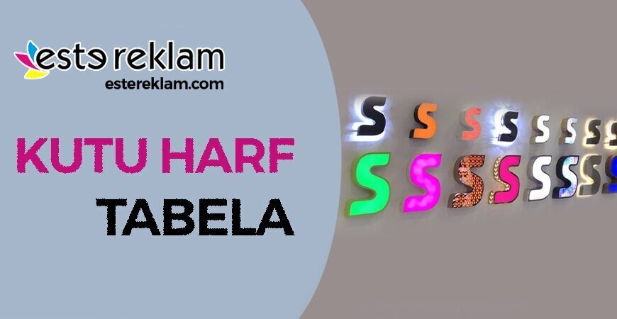 Kutu Harf Tabela Çorlu